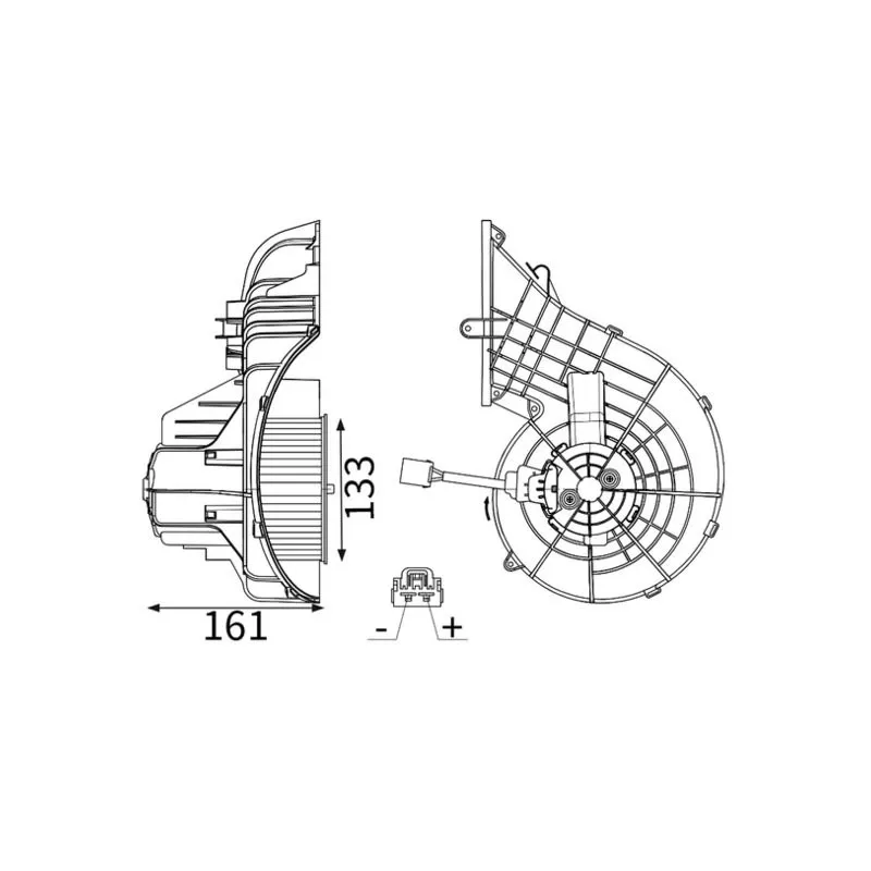 Kalorifer Motoru MAHLE AB 347 000S – Volvo / Renault Trucks