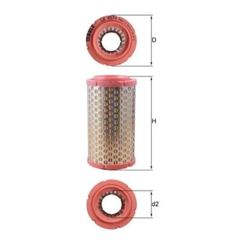 Hava Filtresi MAHLE LX 4574 – FIAT 500