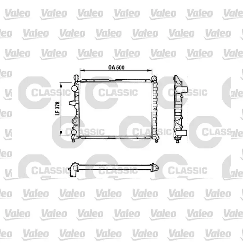 Su Radyatörü VALEO 311071 – Hyundai / Kia