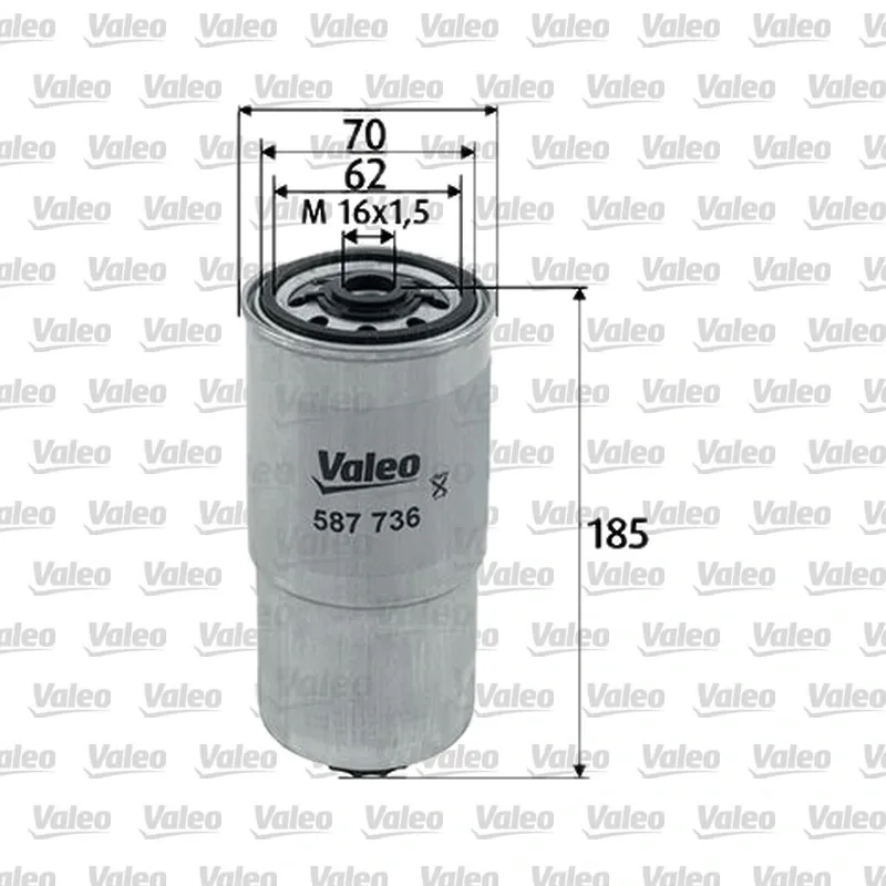 Fiat Punto 1.9 JTD Mazot Filtresi – VALEO 587736