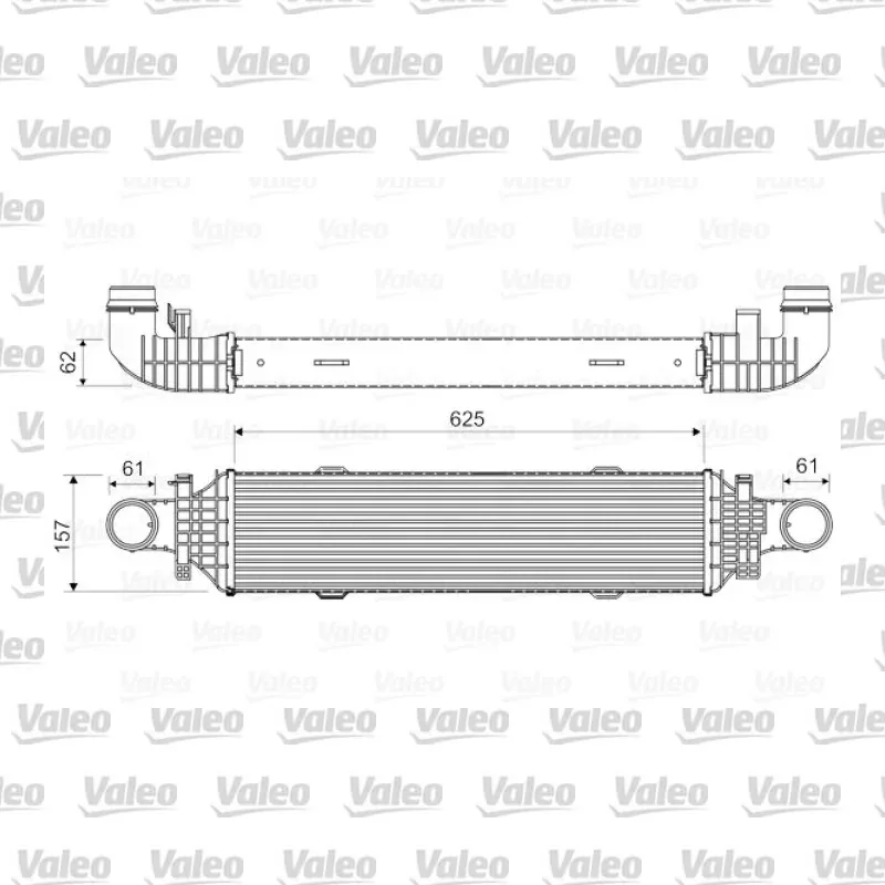 Turbo Radyatörü VALEO 818631 – Mercedes-Benz E 200
