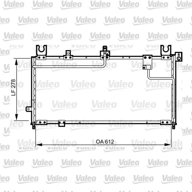 Klima Radyatörü VALEO 814253 – Mazda 323