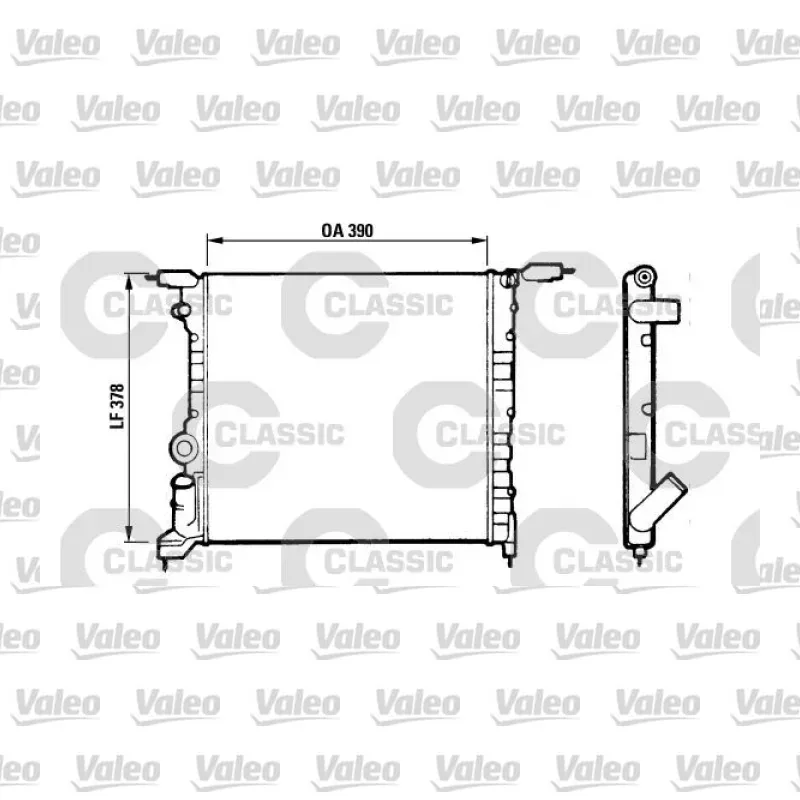 Su Radyatörü VALEO 316657 – Hyundai / Kia