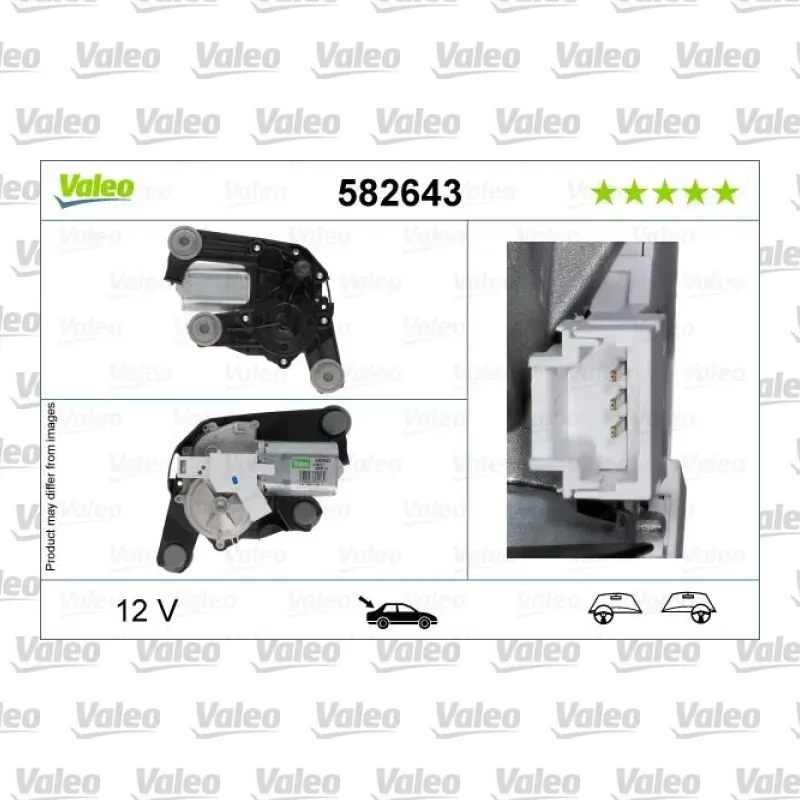 Silecek Mekanizma Motoru Arka VALEO 582643 – Citroen C5