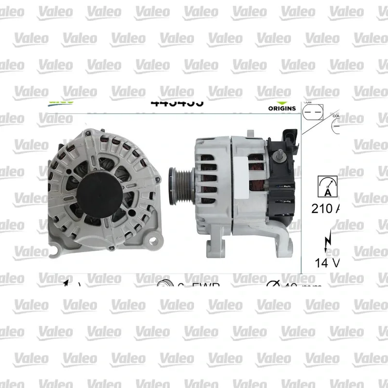 Alternatör VALEO 443433 – BMW 320i