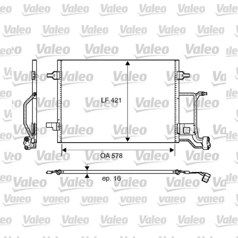Klima Radyatörü VALEO 817997 – Audi A6