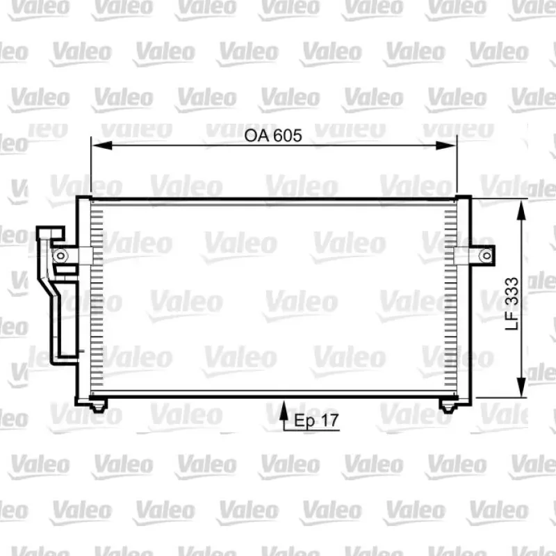 Klima Radyatörü VALEO 817789 – Mitsubishi Carisma