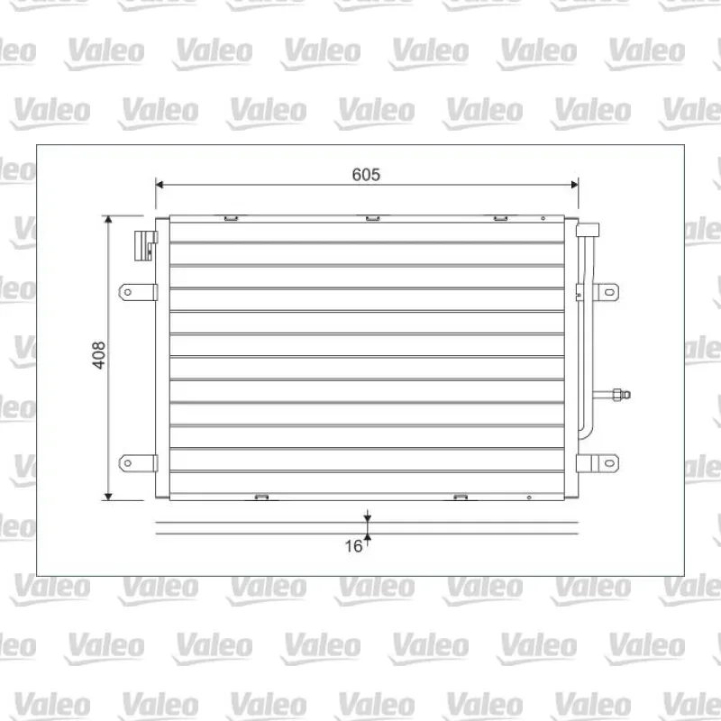 Klima Radyatörü VALEO 818190 – Audi A4