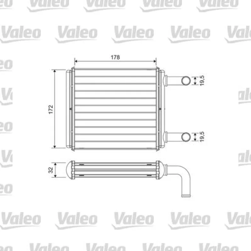 Kalorifer Radyatörü VALEO 811612 – Mercedes-Benz Vito / Viano