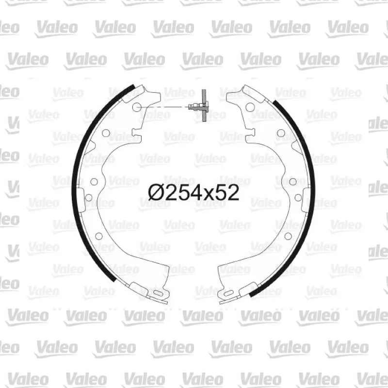 Toyota Land Cruiser 2.4 TD Arka Fren Pabucu – VALEO 562639