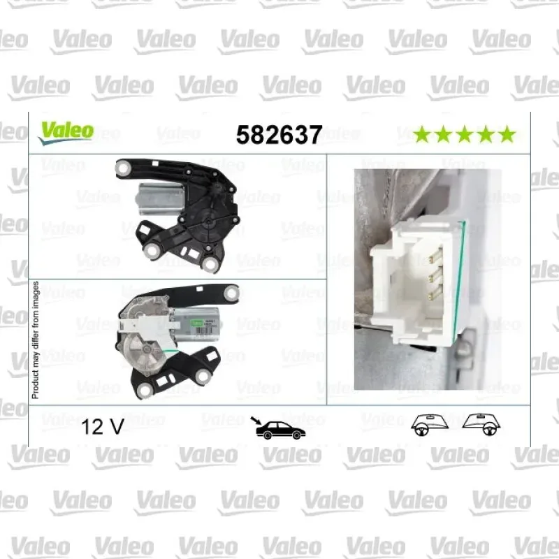 Silecek Mekanizma Motoru Arka VALEO 582637