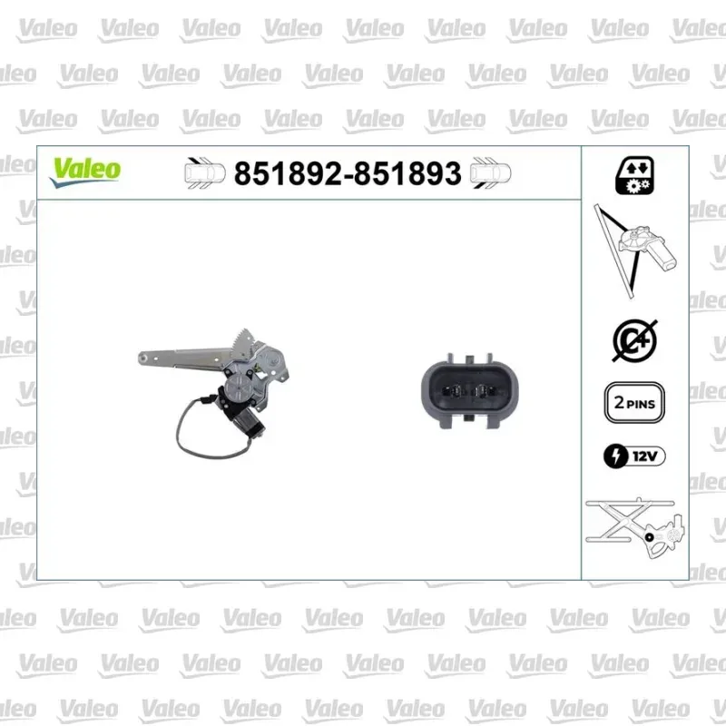 Cam Krikosu Arka Sol VALEO 851892 – Hyundai Getz
