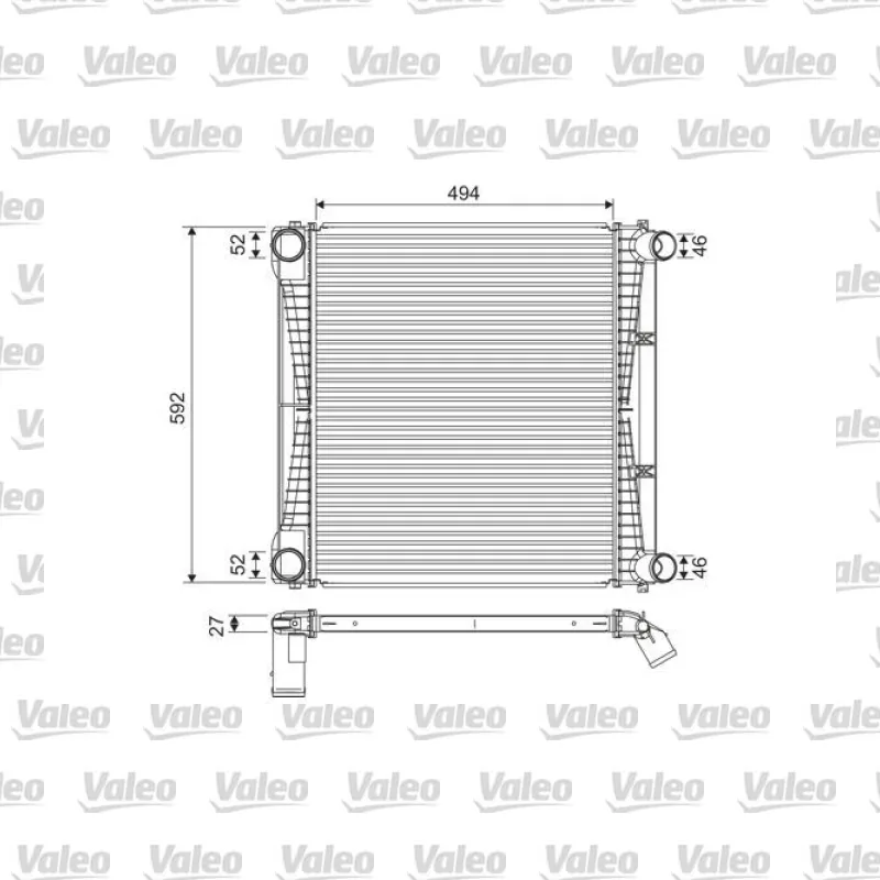 Turbo Radyatörü VALEO 822917 – Land Rover Range Rover / Range Rover Sport