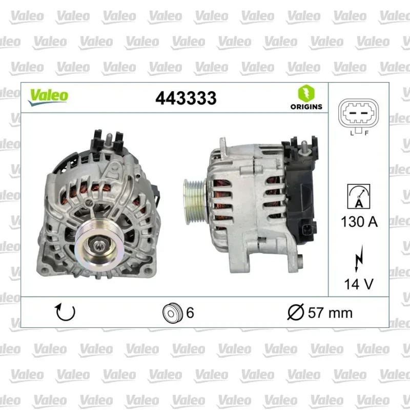 Opel Astra 1.5 CRDi Alternatör – VALEO 443333