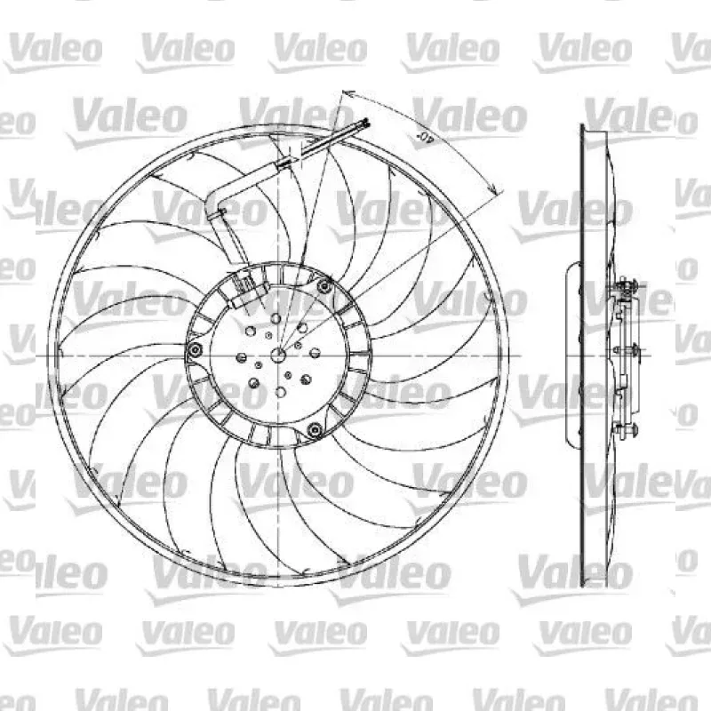 Radyatör Fan ve Motoru VALEO 698610 – Audi A4 / A6