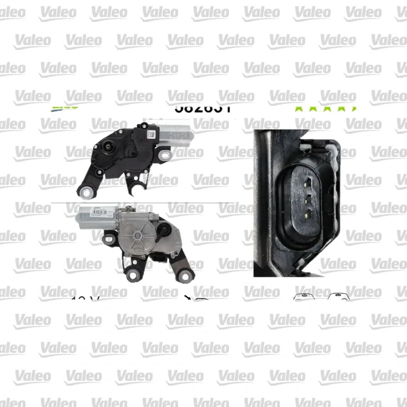 Silecek Mekanizma Motoru Arka VALEO 582631 – Audi A6 / Q8