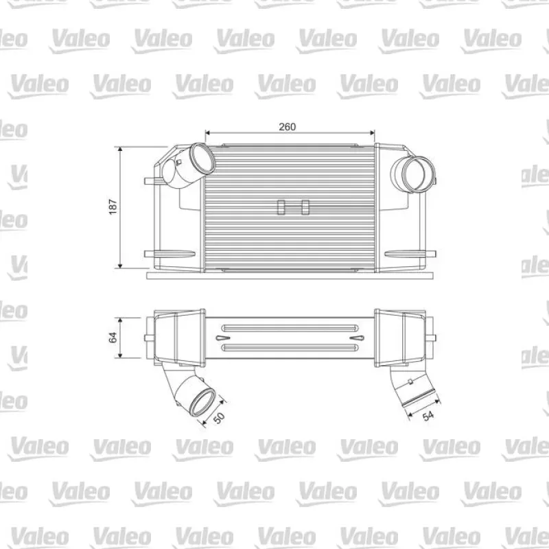 Land Rover Discovery 2.5 TDI Turbo Radyatörü – VALEO 818826