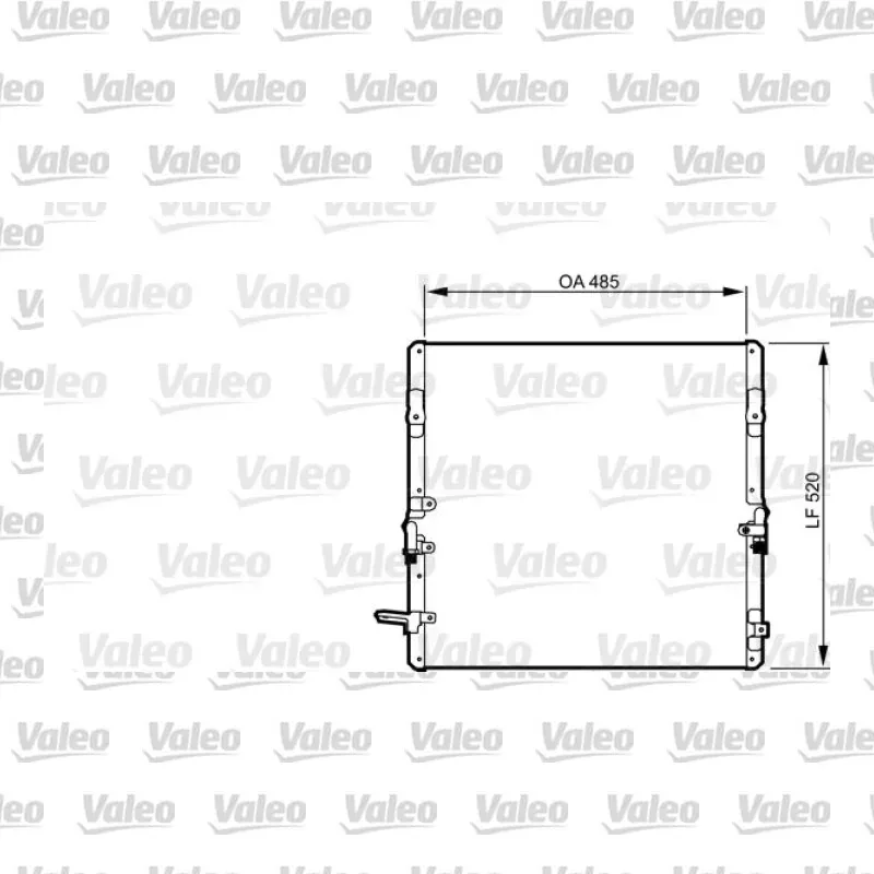 Klima Radyatörü VALEO 814280 – Toyota Land Cruiser 4.2 TD / 4.7