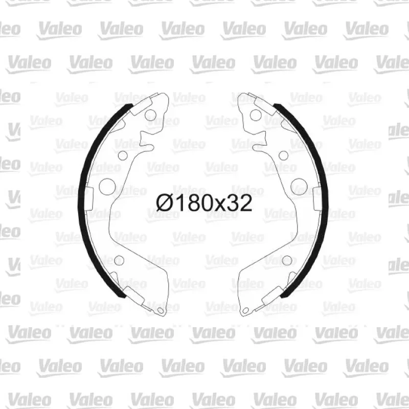 Fren Pabuçlu Balata Arka VALEO 564089 – Honda Jazz 1.2 i-DSI / 1.3 i-DSI