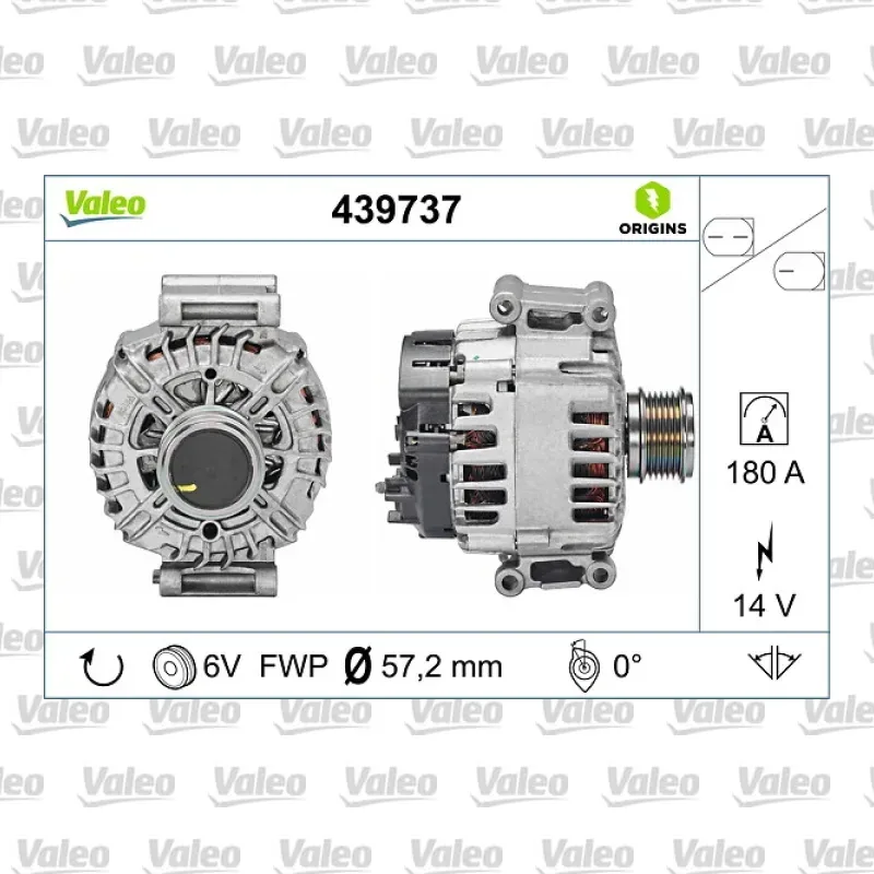 Alternatör VALEO 439737