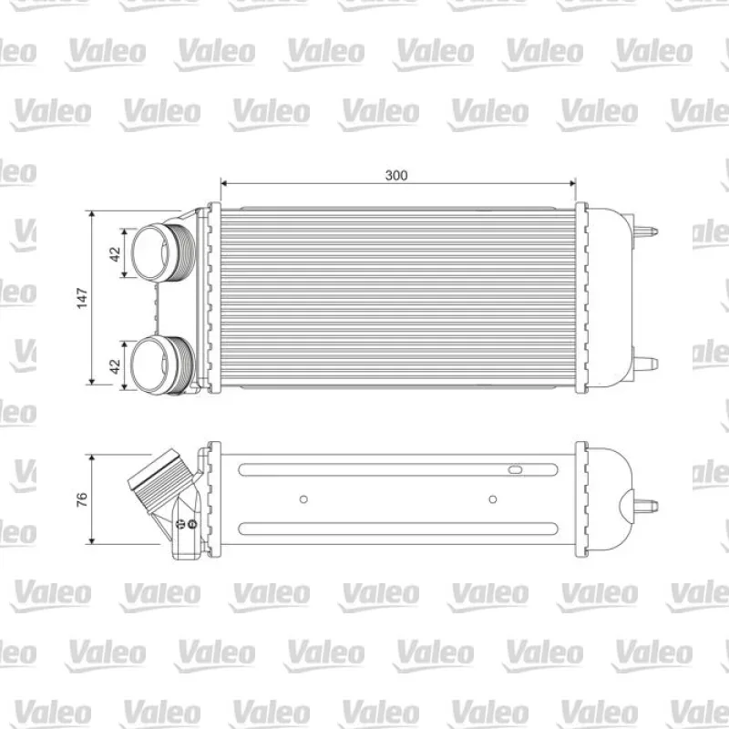 Turbo Radyatörü VALEO 818822 – Peugeot 206 1.6 HDi / 2.0 HDi