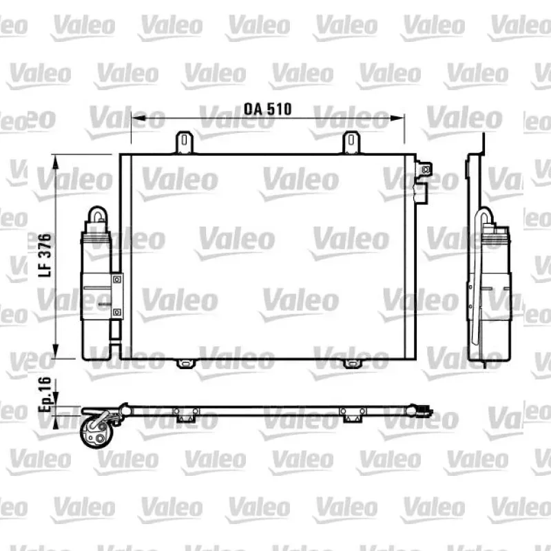 Klima Radyatörü VALEO 860033 – Renault Clio