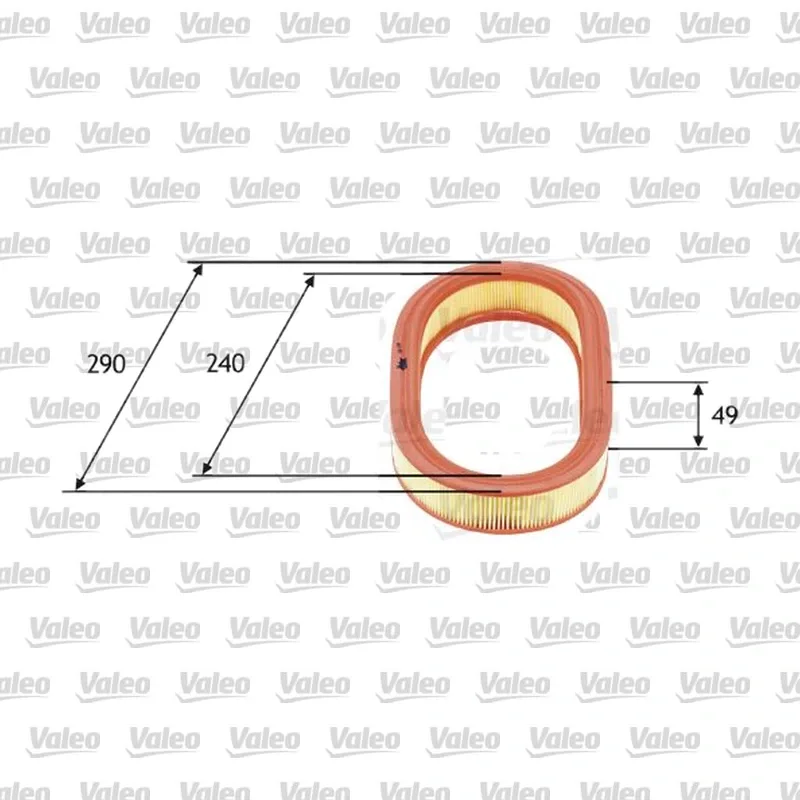 Ford Fiesta 1.3 Hava Filtresi – VALEO 585640