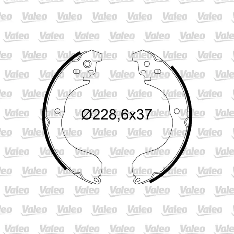Fren Pabuçlu Balata Arka VALEO 564296 – Nissan / Jeep