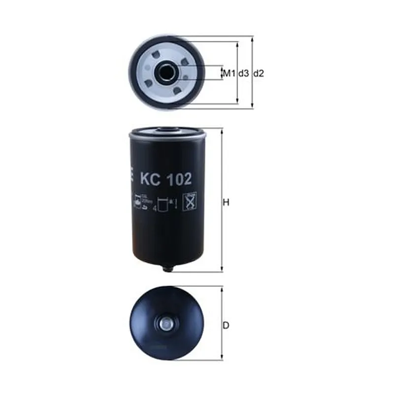 Yakıt Filtresi MAHLE KC 102 – MAN TGA / TGS / TGX
