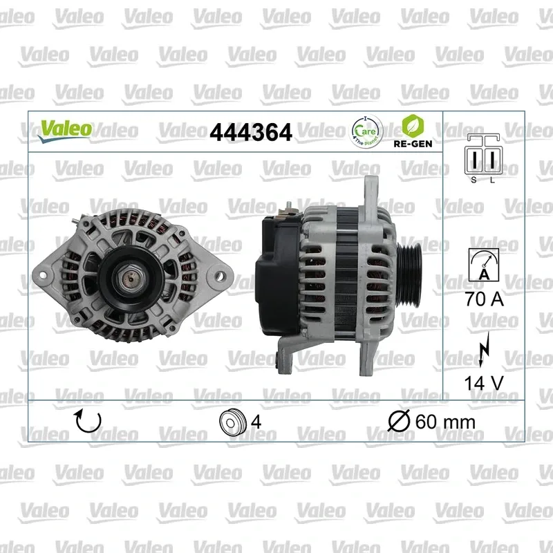 Kia Sportage 2.0 i 16V Alternatör – VALEO 600022