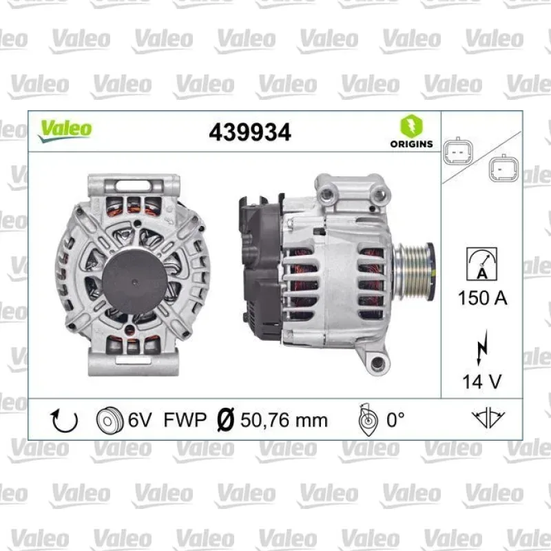 Alternatör VALEO 439934