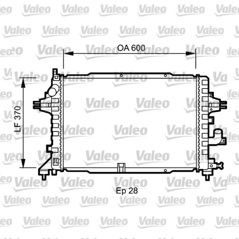 Su Radyatörü VALEO 735080 – Opel Astra