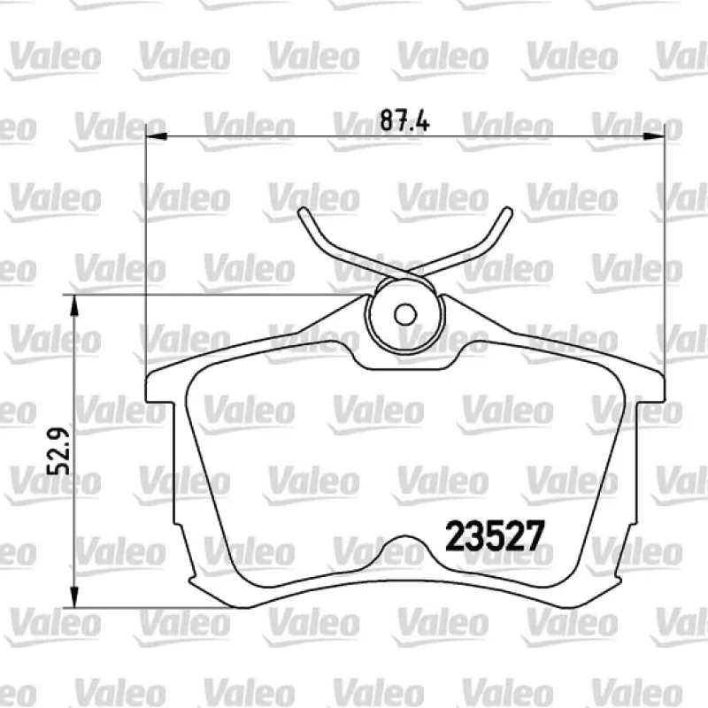 Fren Disk Balata Arka VALEO 670758 – Honda Accord