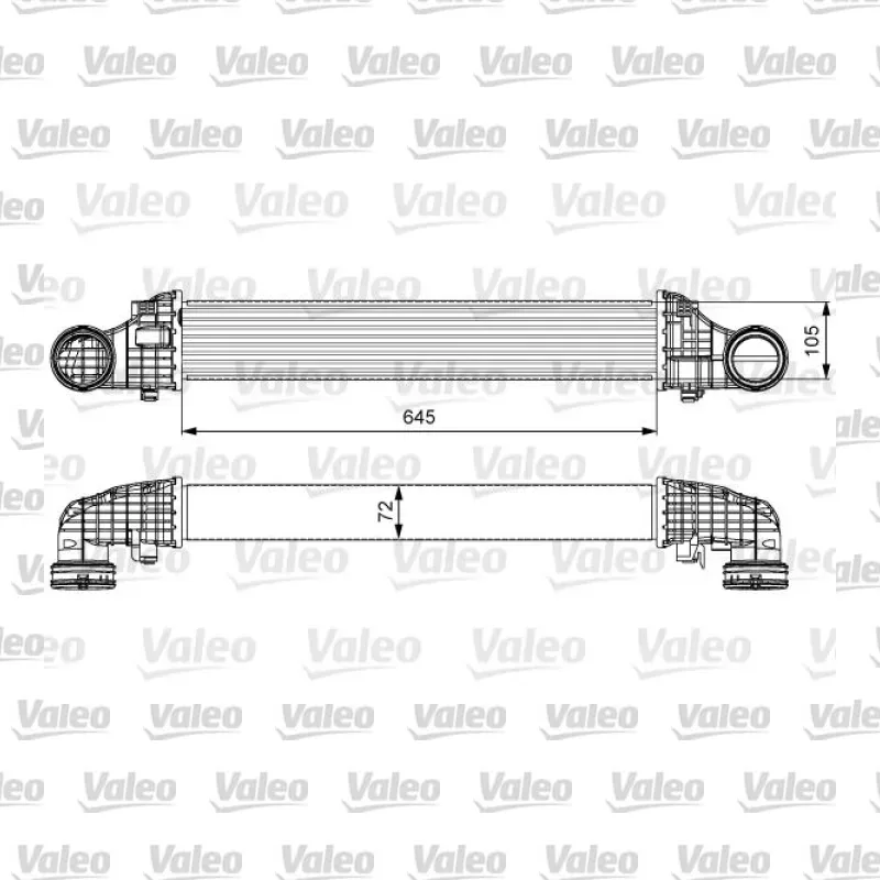 Turbo Radyatörü VALEO 818606 – Mercedes-Benz E 220 / CLS 350