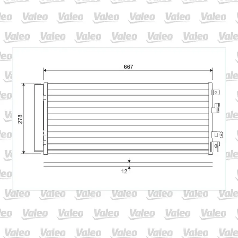 Klima Radyatörü VALEO 822575 – Opel Corsa