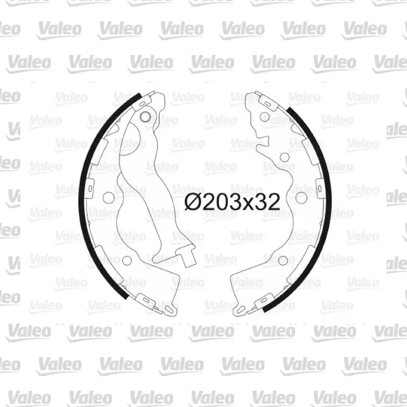 Fren Pabuçlu Balata Arka VALEO 564132 – Hyundai / Kia