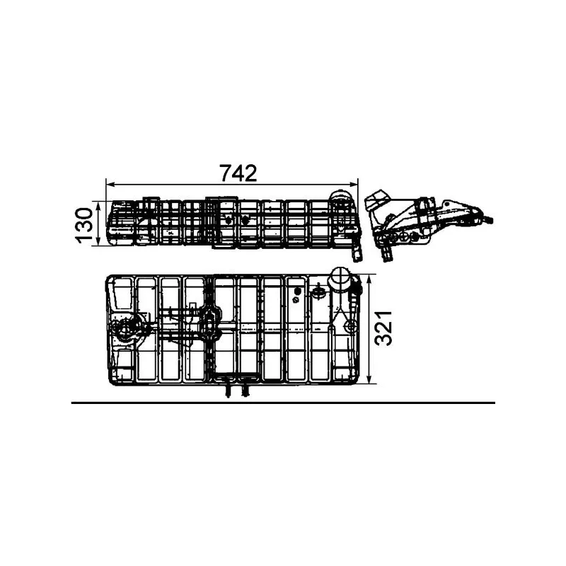 Genleşme Tankı MAHLE CRT 48 000S – MAN / Volvo