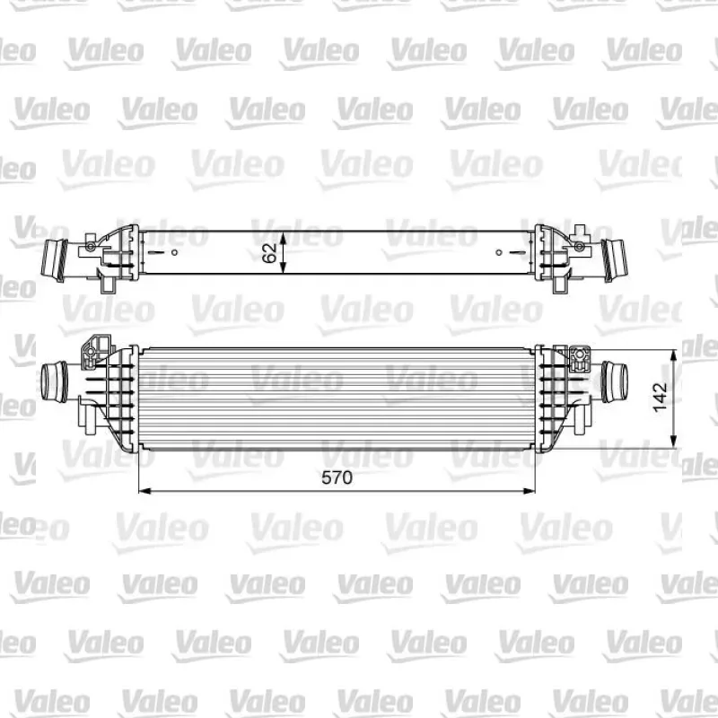 Turbo Radyatörü VALEO 818628 – Opel Mokka 1.6 CDTI / 1.7 CDTI