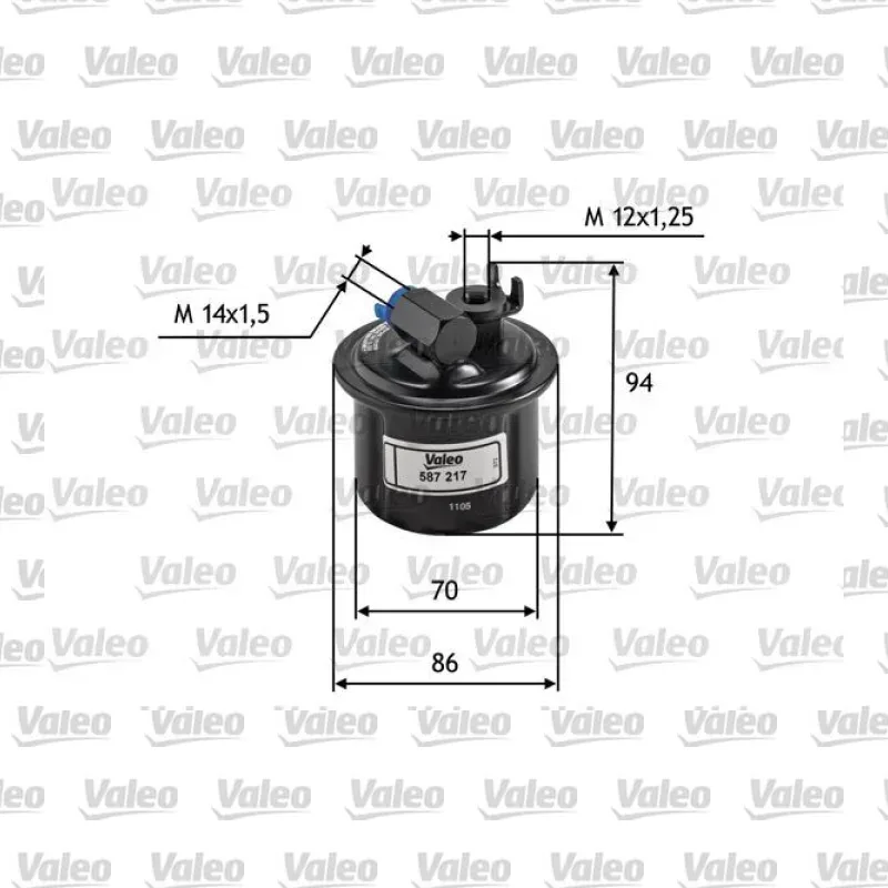 Yakıt Filtresi VALEO 587217 – Honda Accord / CRX