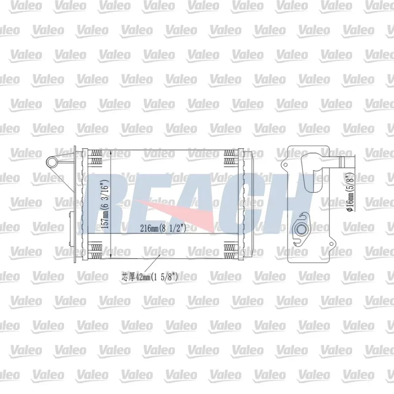 Kalorifer Radyatörü VALEO 811397 – Fiat Fiorino