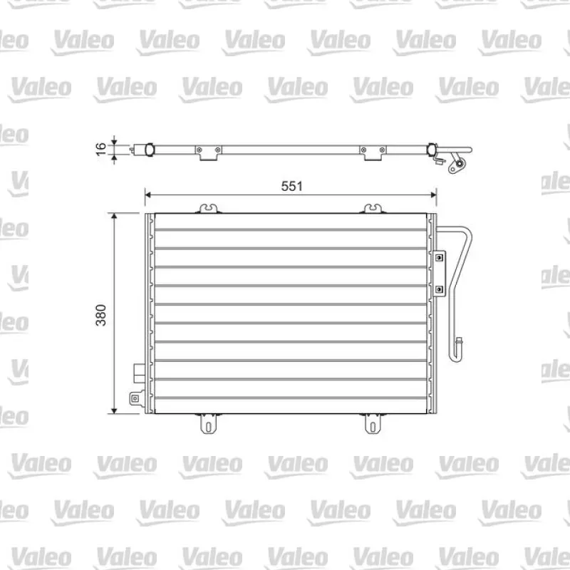 Klima Radyatörü VALEO 817171 – Renault Clio