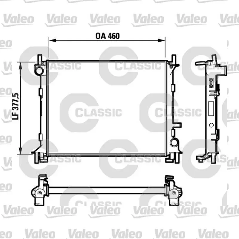 Su Radyatörü VALEO 232731 – Hyundai / Kia