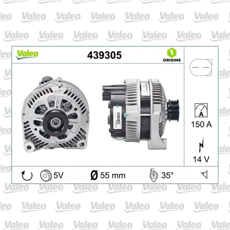 Alternatör VALEO 439305 – BMW X5