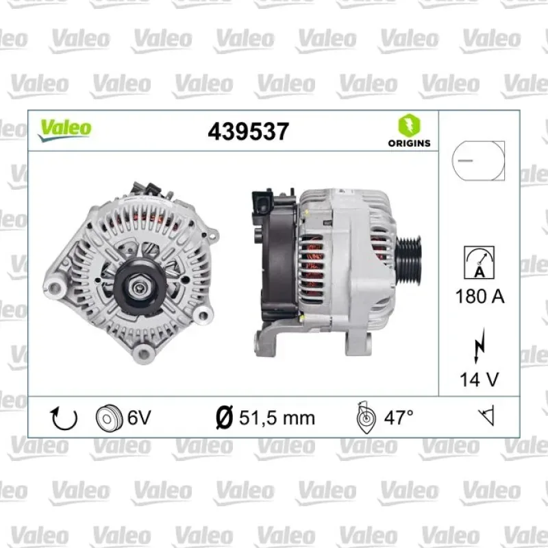 Alternatör VALEO 439537 – BMW X5
