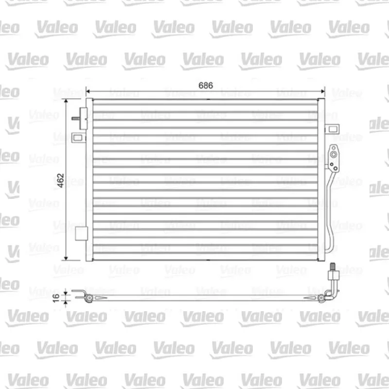 Klima Radyatörü VALEO 814453 – Fiat Freemont