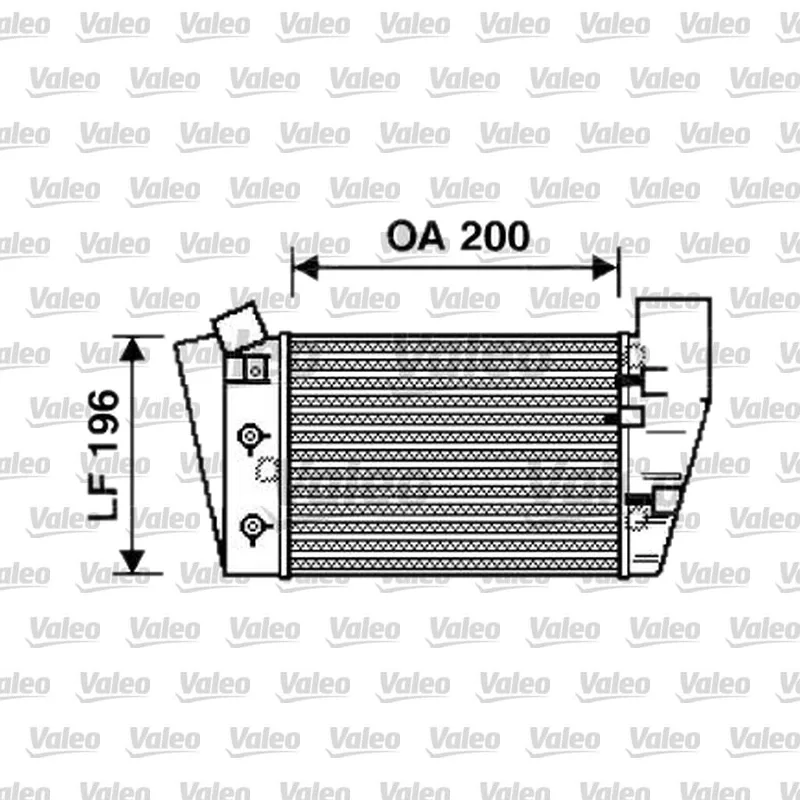 Audi A4 2.5 TDI Turbo Radyatörü – VALEO 817869