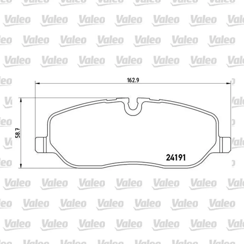 Fren Disk Balata Ön VALEO 670741 – Land Rover Range Rover / Discovery