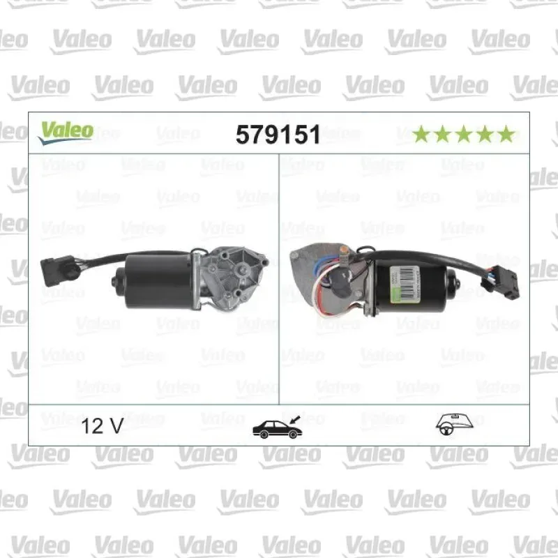 Silecek Mekanizma Motoru Ön VALEO 579151 – Peugeot 306