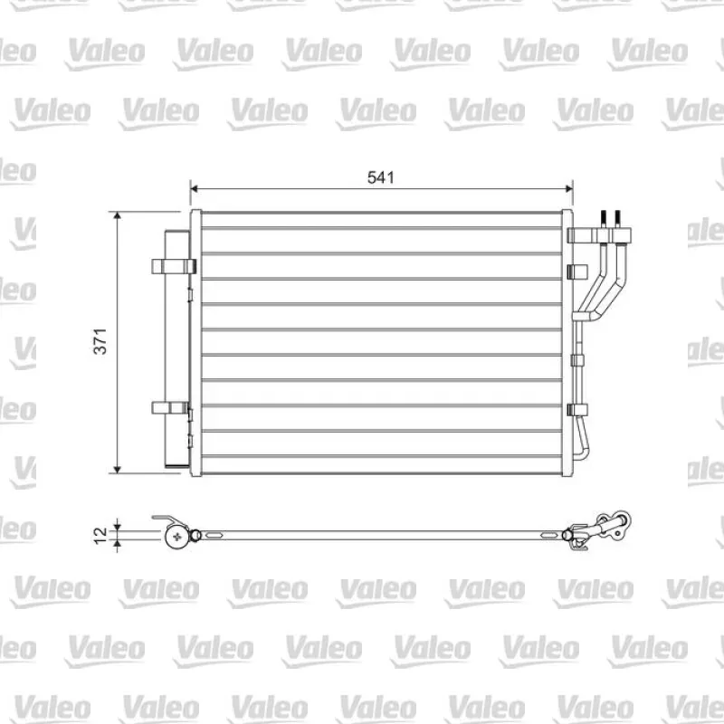 Klima Radyatörü VALEO 822582 – Hyundai ix20 1.4 / 1.6