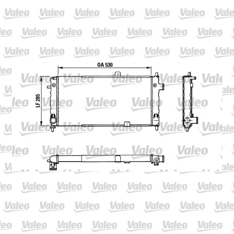 Opel Corsa 1.4 i Su Radyatörü – VALEO 883771